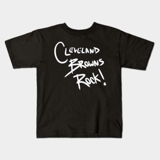 Cleveland Browns Rock! Kids T-Shirt